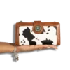 Cow Print Wallet