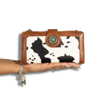 Cow Print Wallet