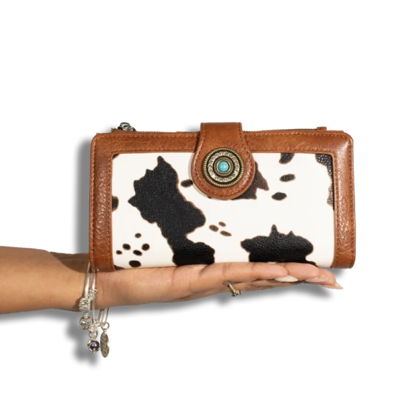 Cow Print Wallet