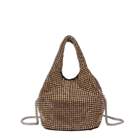 Rhinestone Bag with Long Strap