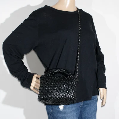 2pc Braided Satchel with Coin Holder