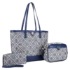 3pc Monogram Tote with Crossbody & Wallet