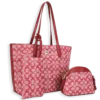 3pc Half Moon Tote with Crossbody & Pouch