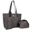 3pc Half Moon Tote with Crossbody & Pouch