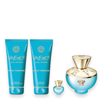 Versace Dylan Turquoise Pour Femme 3.4 oz. Gift Set