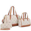 3pc Monogram Doctor Bag with Small Bag & Wallet