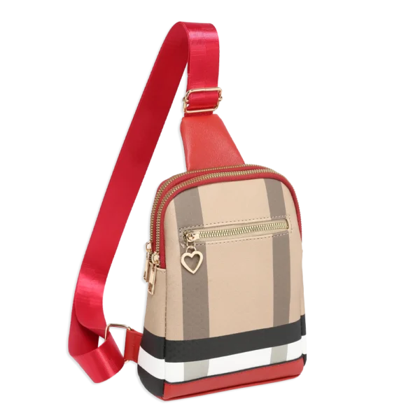 Plaid Sling Bag