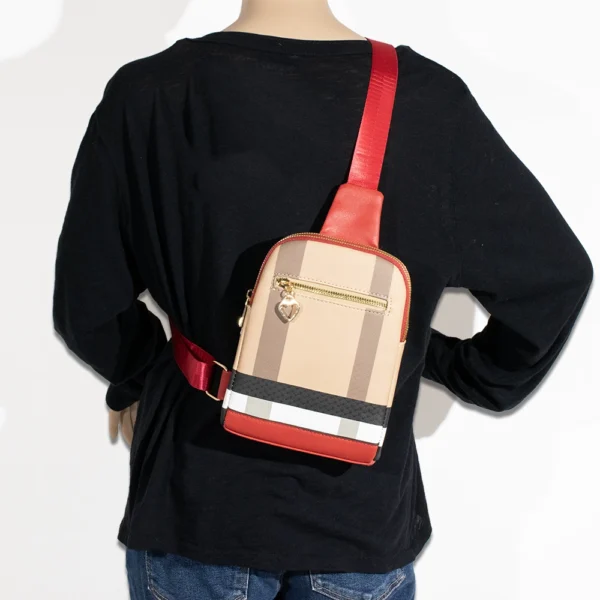 Plaid Sling Bag
