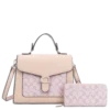 2pc Half Moon Top Handle with Wallet