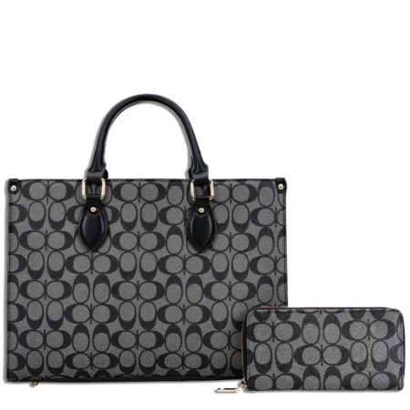 2pc Half Moon Satchel with Wallet