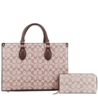 2pc Half Moon Satchel with Wallet