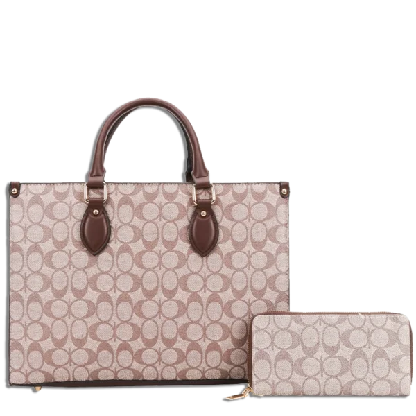 2pc Half Moon Satchel with Wallet