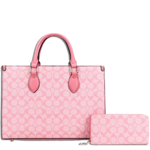2pc Half Moon Satchel with Wallet