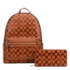 2pc Half Moon Backpack with Wallet