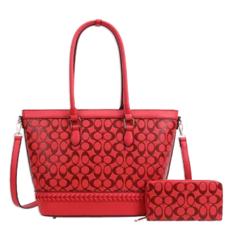 2pc Half Moon Tote with Wallet
