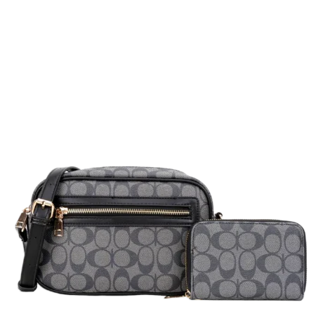 2pc Half Moon Crossbody with Wallet
