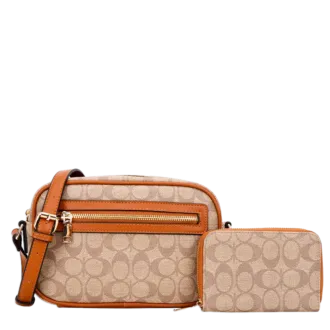 2pc Half Moon Crossbody with Wallet