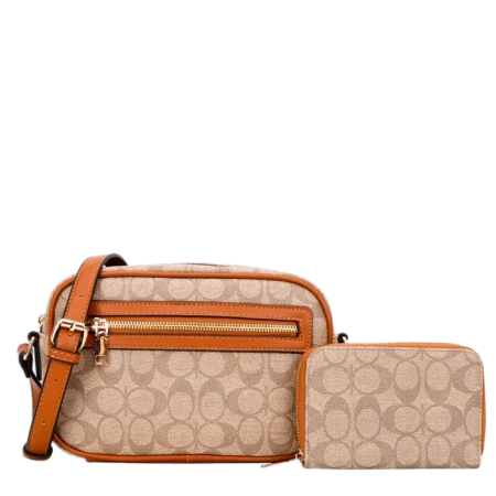 2pc Half Moon Crossbody with Wallet
