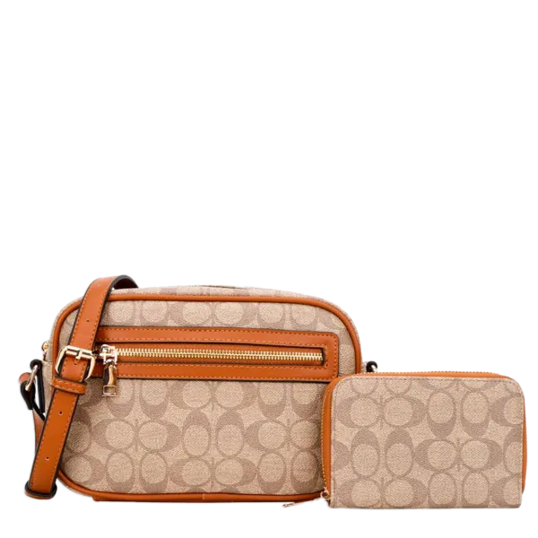 2pc Half Moon Crossbody with Wallet