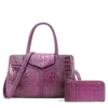 2pc Croc Doctor Bag with Wallet