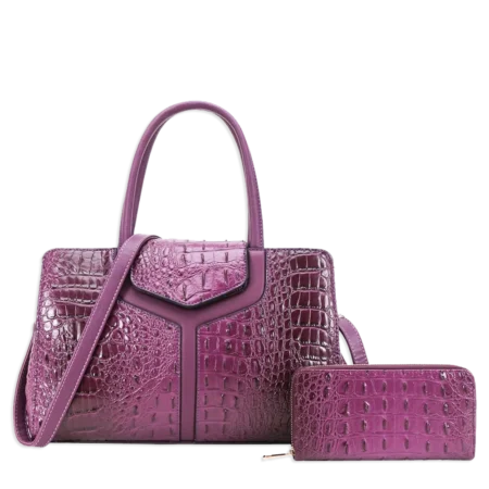 2pc Croc Doctor Bag with Wallet
