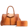 2pc Croc Doctor Bag with Wallet