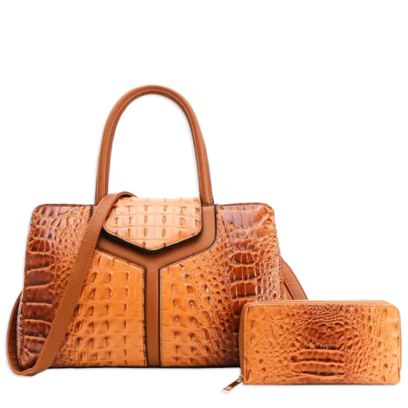2pc Croc Doctor Bag with Wallet