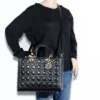 2pc Large Quilted Bag with Wallet