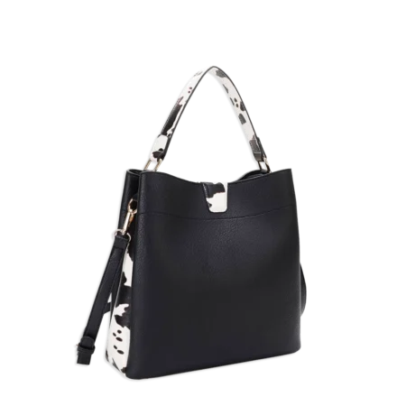 Cow Print Satchel