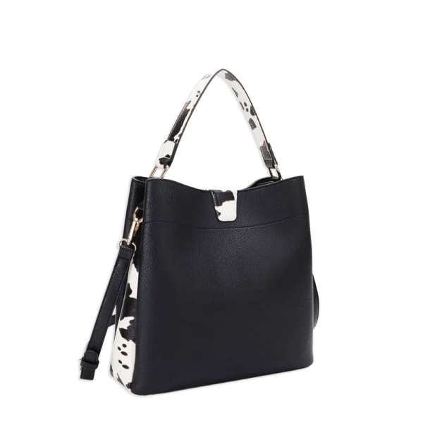 Cow Print Satchel
