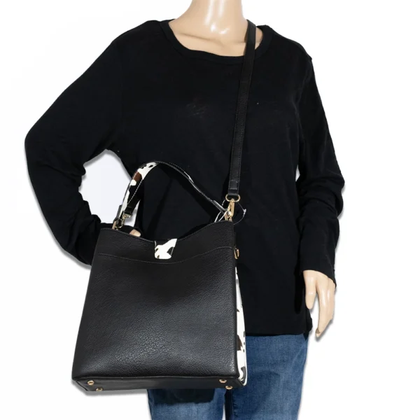 Cow Print Satchel