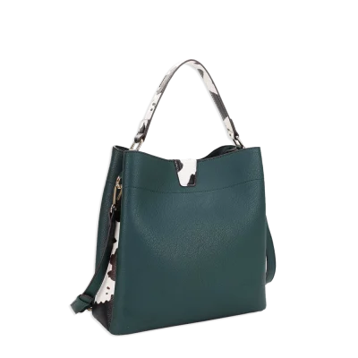 Cow Print Satchel