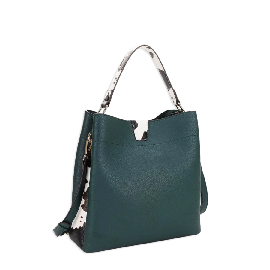 Cow Print Satchel
