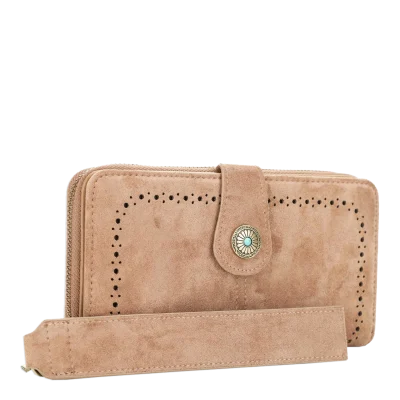 Suede Wallet