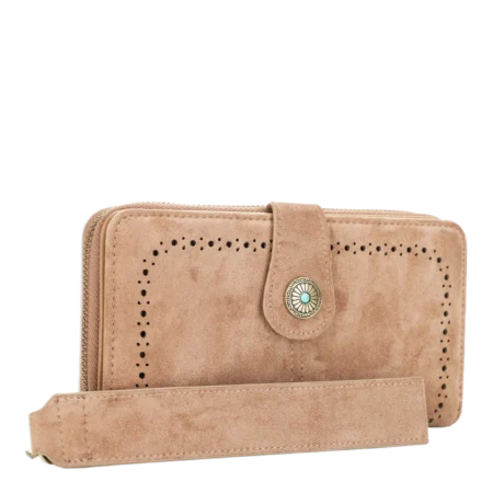 Suede Wallet