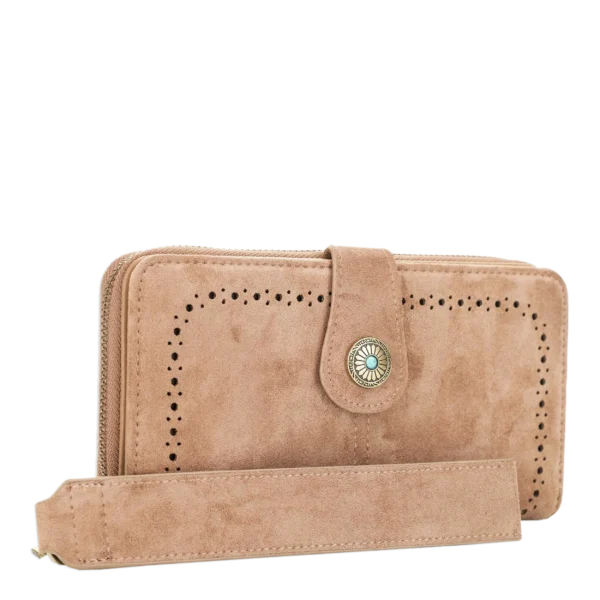 Suede Wallet