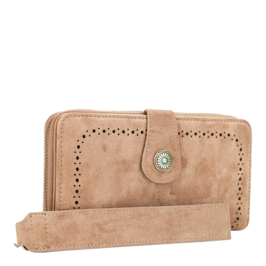 Suede Wallet