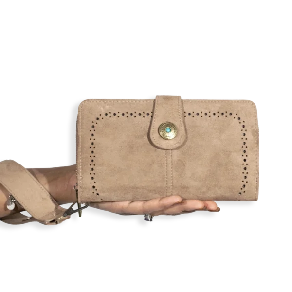 Suede Wallet