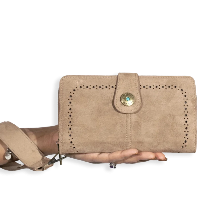 Suede Wallet