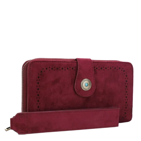 Suede Wallet