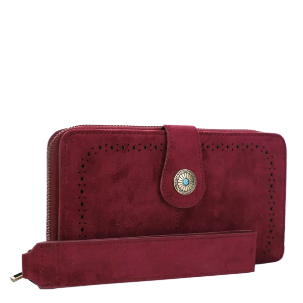 Suede Wallet