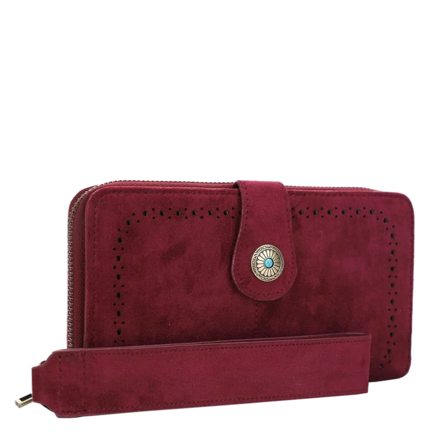Suede Wallet