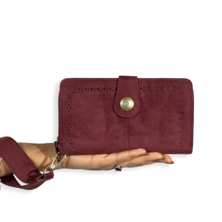 Suede Wallet