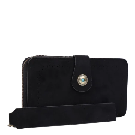 Suede Wallet