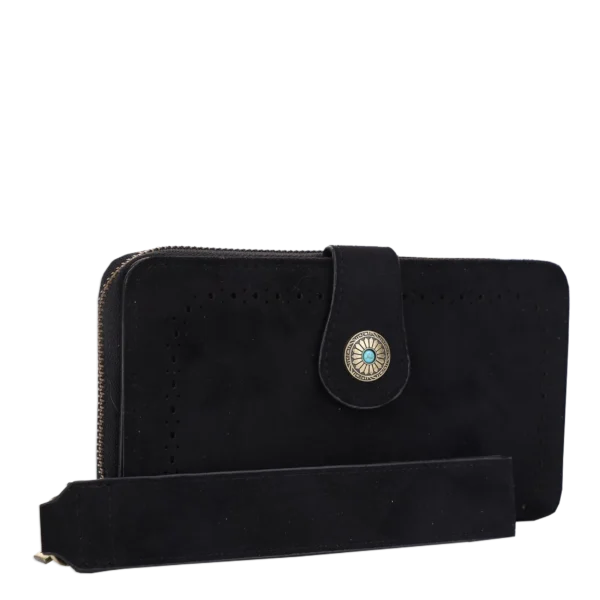 Suede Wallet
