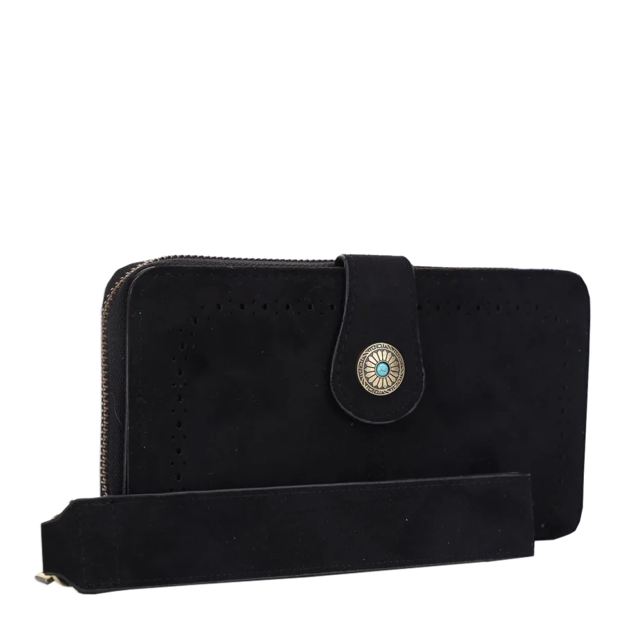 Suede Wallet