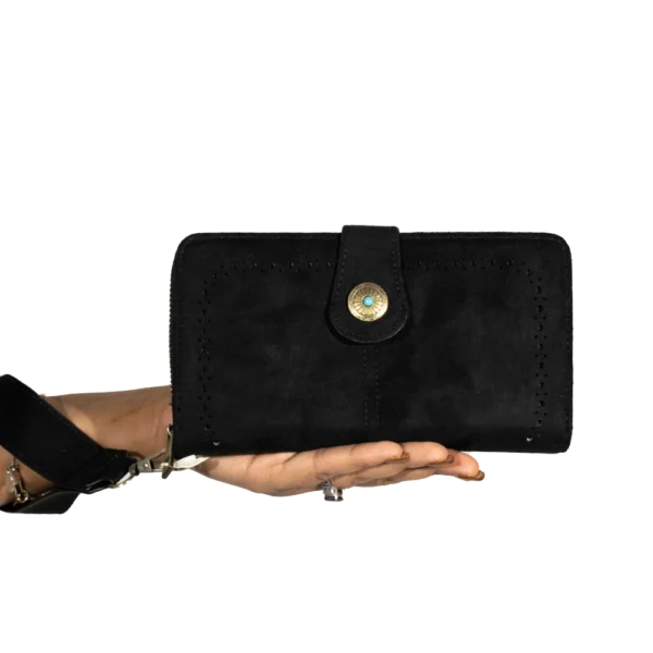 Suede Wallet