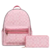2pc Half Moon Backpack with Wallet