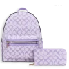 2pc Half Moon Backpack with Wallet