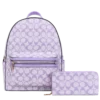 2pc Half Moon Backpack with Wallet